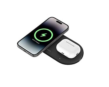 Belkin BoostCharge Pro Bezprzewodowa podkładka ładująca 2in1 - Czarna