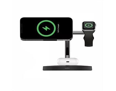 Belkin BoostCharge Pro Ładowarka bezprzewodowa 3in1 - Czarna