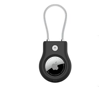 Belkin Secure Holder Etui do AirTag ze stalową linką - Czarne