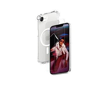 CARE by PanzerGlass Fashion 3w1 Zestaw ochronny Etui+Szkło+Lens do iPhone 16e