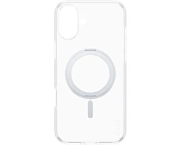 CARE by PanzerGlass Feature Kickstand Etui do iPhone 16 Plus z srebrną stopką kompatybilną z MagSafe - Przezroczyste