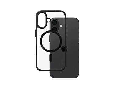 CARE by PanzerGlass Flagship Etui do iPhone 16 z czarną ramką i MagSafe - Przezroczyste-4.jpg
