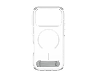 CARE by PanzerGlass Kickstand Etui do iPhone 18 Pro Max / 17 Pro Max kompatybilne z MagSafe - Przezroczyste