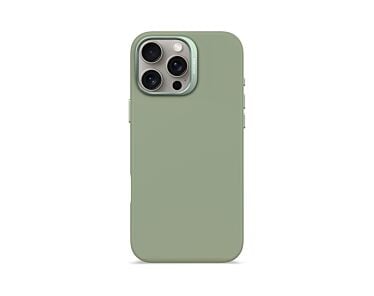 Decoded AntiMicrobial Silicone Backcover Etui silikonowe do iPhone 16 Pro Max kompatybilne z MagSafe - Jadeitowa zieleń-1.jpg