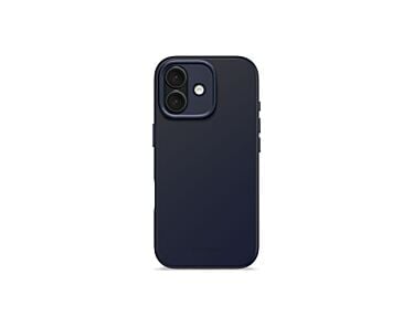 Decoded AntiMicrobial Silicone Backcover Etui silikonowe do iPhone 17 kompatybilne z MagSafe - Granatowe