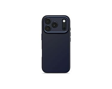 Decoded AntiMicrobial Silicone Backcover Etui silikonowe do iPhone 17 Pro kompatybilne z MagSafe - Granatowe