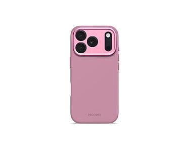 Decoded AntiMicrobial Silicone Backcover Etui silikonowe do iPhone 17 Pro kompatybilne z MagSafe - Różowe