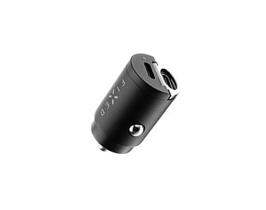 Fixed Ładowarka samochodowa Dual USB-C 30W - Czarna