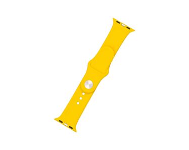 Fixed Silikonowy pasek do Apple Watch 38/40/41mm - Żółty