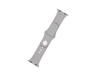 Fixed Silikonowy pasek do Apple Watch 42/44/45mm - Jasno szary