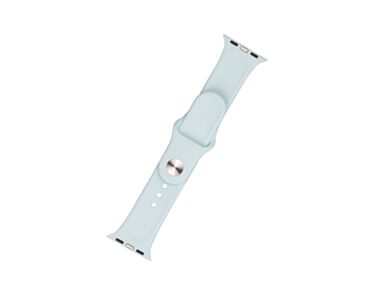 Fixed Silikonowy pasek do Apple Watch 42/44/45mm - Jasnoturkusowy