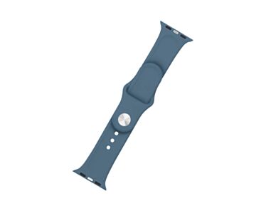 Fixed Silikonowy pasek do Apple Watch 42/44/45mm - Niebieski