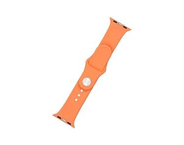 Fixed Silikonowy pasek do Apple Watch 42/44/45mm - Pomarańczowy