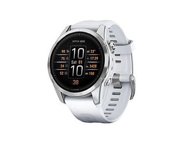Garmin Epix Pro (Gen 2) Smartwatch z kopertą 42mm w kolorze srebrnym z paskiem w kolorze białym