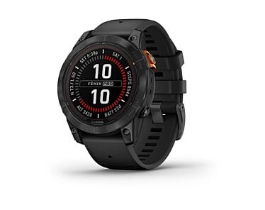Garmin Fenix 7 Pro Solar Smartwatch kopertą 51mm Łupkowy szary z czarnym paskiem