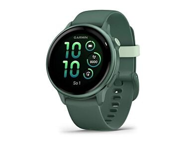 Garmin Vivoactive 6 Smartwatch GPS + Cellular z kopertą 42mm w kolorze zielonego jaspisu z paskiem w kolorze zielonego jaspisu