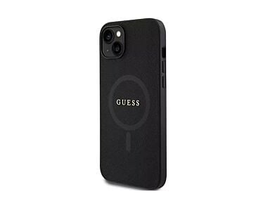 Guess Etui do iPhone 15/ 14/13 kompatybilne z MagSafe - Czarne – Outlet
