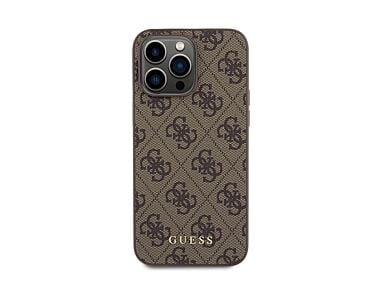 Guess Etui do iPhone 15 Pro Max - Brązowe