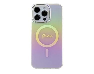 Guess Etui do iPhone 15 Pro Max kompatybilne z MagSafe - Różowe – Outlet