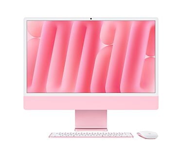 Apple iMac 24" 4,5K Retina M4 10-core CPU + 10-core GPU / 16GB / 512GB / Gigabit Ethernet / Różowy (Pink)