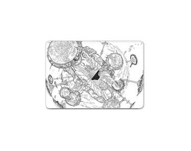 JCPAL ElloArtist Space Castle MacBook Pro 13 - 2020 (White)