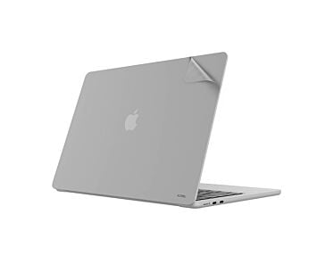 JCPAL MacGuard Folia do MacBook Air 13 M2 / M3 - Srebrne (Silver)