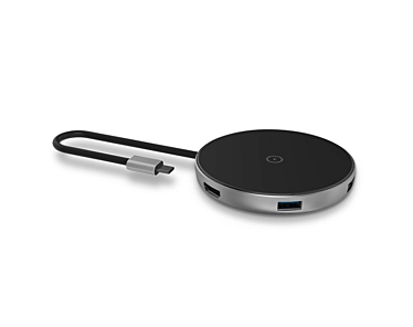 JCPAL USB-C HUB - HDMI / USB-C / USB 3.0 - with Wireless Charger - HUB USB-C z bezprzewodową ładowarką