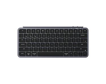 Keychron B1 PRO niskoprofilowa bezprzewodowa klawiatura membranowa - Gwiezdna Szarość (Space Gray)