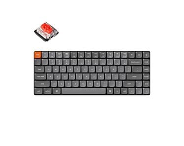 Keychron K3 MAX niskoprofilowa klawiatura meczaniczna z podświetleniem białym Gateron Red Switch - Czarna (Black)