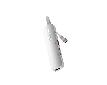 LINQ Hub 5in1 Pro USB-C Multiport /4K HDMI / USB-C PD 140W / USB-A / 2 x USB-C - Srebrny