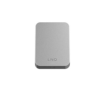 LINQ Powerbank magnetyczny 10.000 mAh kompatybilny z MagSafe - Srebrny