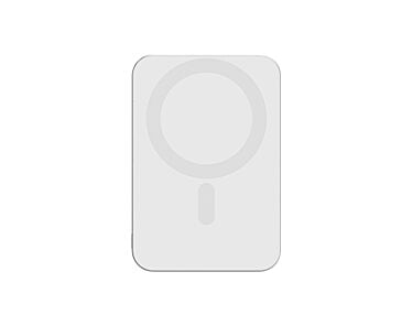 LINQ Powerbank magnetyczny 5.000 mAh kompatybilny z MagSafe - Srebrny