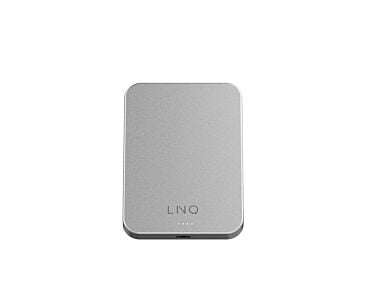 LINQ Powerbank magnetyczny 5.000 mAh kompatybilny z MagSafe - Srebrny