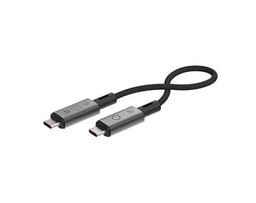 LINQ - USB4 Pro Kabel USB-C na USB-C 0,3m - Space Gray