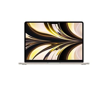 Apple MacBook Air 13,6 M2 8-core CPU + 10-core GPU / 16GB RAM / 1TB SSD / Klawiatura US / Księżycowa poświata (Starlight)