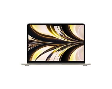 Apple MacBook Air 13" M2 8-core CPU + 8-core GPU / 16GB RAM / 256GB SSD / Klawiatura US / Księżycowa poświata (Starlight)