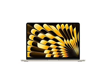 Apple MacBook Air 13" M3 8-core CPU + 10-core GPU / 24GB / 256GB SSD / Klawiatura US / Zasilacz 70 W / Księżycowa poświata (Starlight)