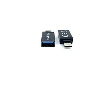 Maxlife Adapter USB-C do USB 3.0 - Czarny