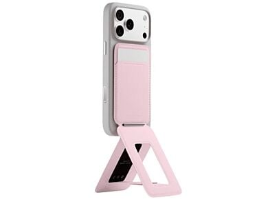 Moft Movas Tripod Magnetyczny portfel i stojak na telefon kompatybilny z MagSafe - Różowy-1.jpg
