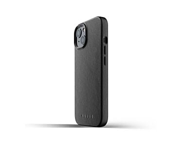 Mujjo Full Leather Case - etui skórzane do iPhone 13 czarne - Outlet