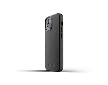 Mujjo Full Leather Case - etui skórzane do iPhone 13 mini czarne