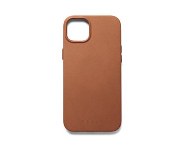 Mujjo Full Leather Case - etui skórzane do iPhone 14 Plus kompatybilne z MagSafe brązowe