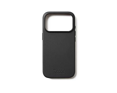 Mujjo Leather Case Etui skórzane do iPhone 17 Pro kompatybilne z MagSafe - Czarne