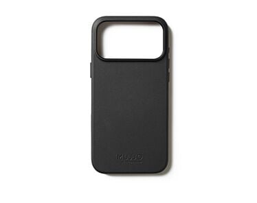 Mujjo Leather Case Etui skórzane do iPhone 17 Pro Max kompatybilne z MagSafe - Czarne