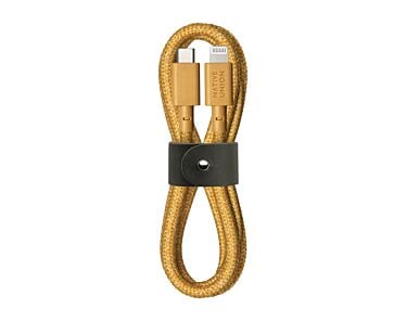Native Union Belt Cable Kabel USB-C na lightning 1,2 m - Brązowy (kraft)