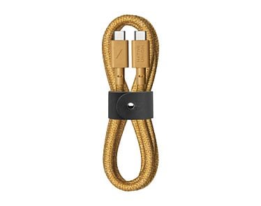 Native Union Belt Cable Kabel USB-C na USB-C 1,2 m - Brązowy (kraft)