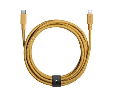 Native Union Belt Cable XL Kabel USB-C na lightning 3m - Brązowy (kraft)