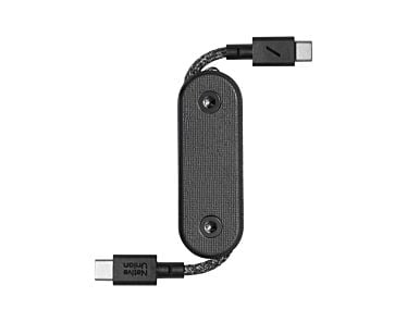 Native Union Pocket Cable Kabel USB-C na USB-C 17cm - Czarny