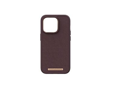 Njord byELEMENTS Etui z MagSafe do iPhone 14 Pro z prawdziwej skóry - Ciemnobrązowe - Outlet