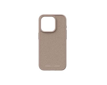Njord byELEMENTS Fabric Etui z tkaniny do iPhone 15 Pro z MagSafe - Piaskowy róż
